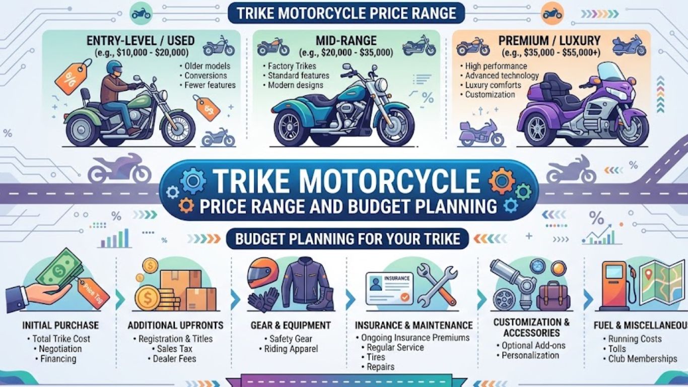 trike motorcycle for sale